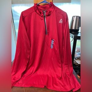 Men’s Reebok 2XL red jacket new with tags